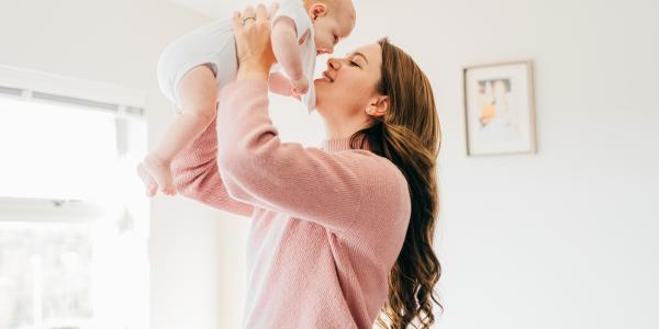 Mother with baby